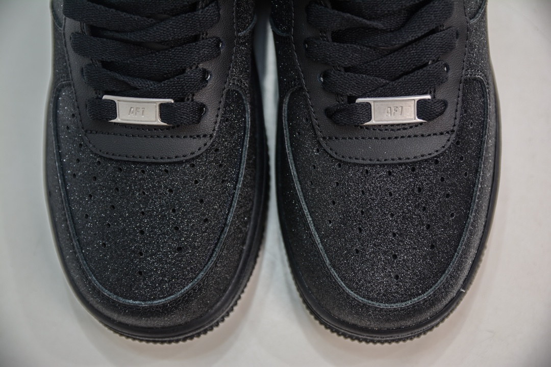 HY version of the original Nike Air Force 1 Low 07 black flash purple CW2288-014
