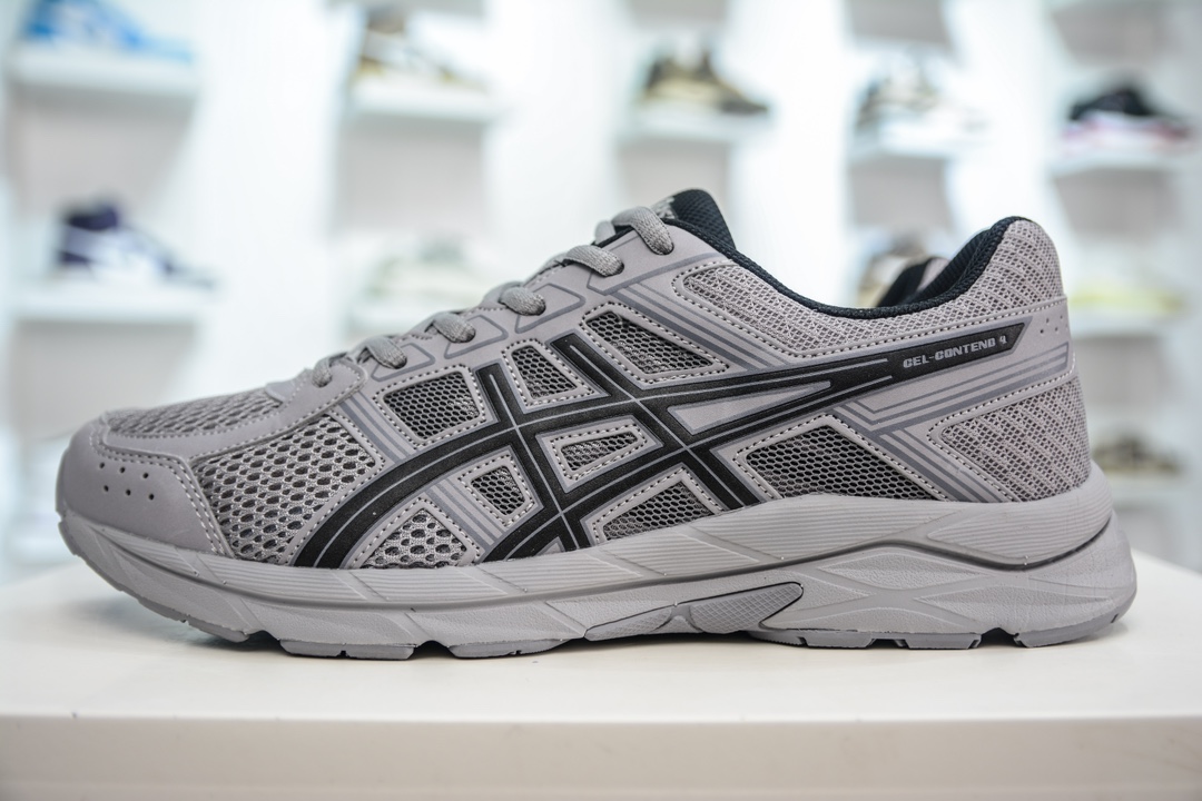 150 Asics Gel-Contend 亚瑟士抗衡4代低帮城市休闲运动跑步鞋