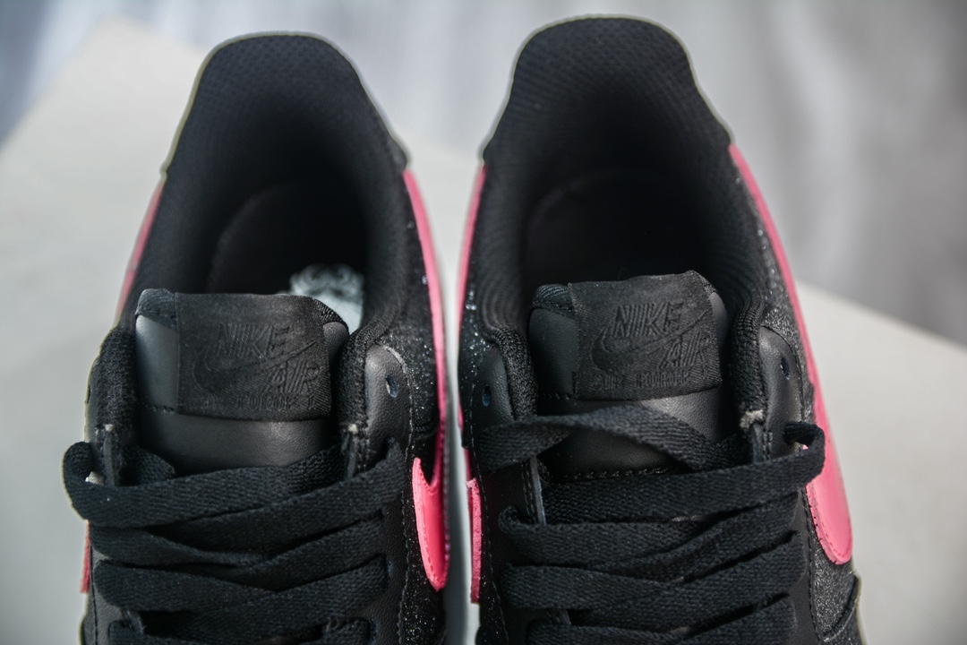 HY version of the original Air Force 1 '07 Low black and pink starry sky CW2288-015