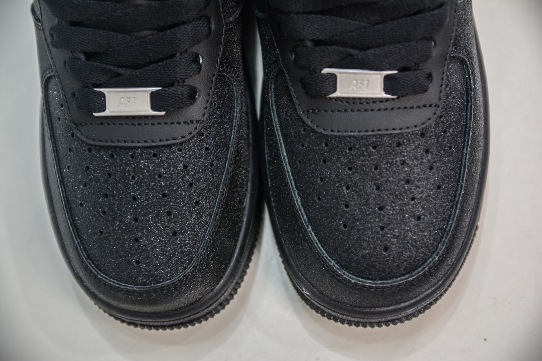 HY version of the original Air Force 1 '07 Low black and pink starry sky CW2288-013