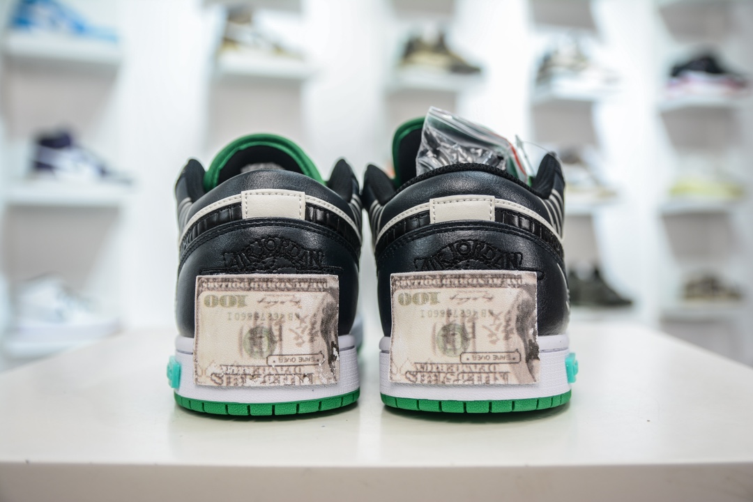 280 Air Jordan 1 Low 定制配色 游龙则灵 耐克Nike Air Jordan1 Low AJ低帮篮球鞋 553558-065