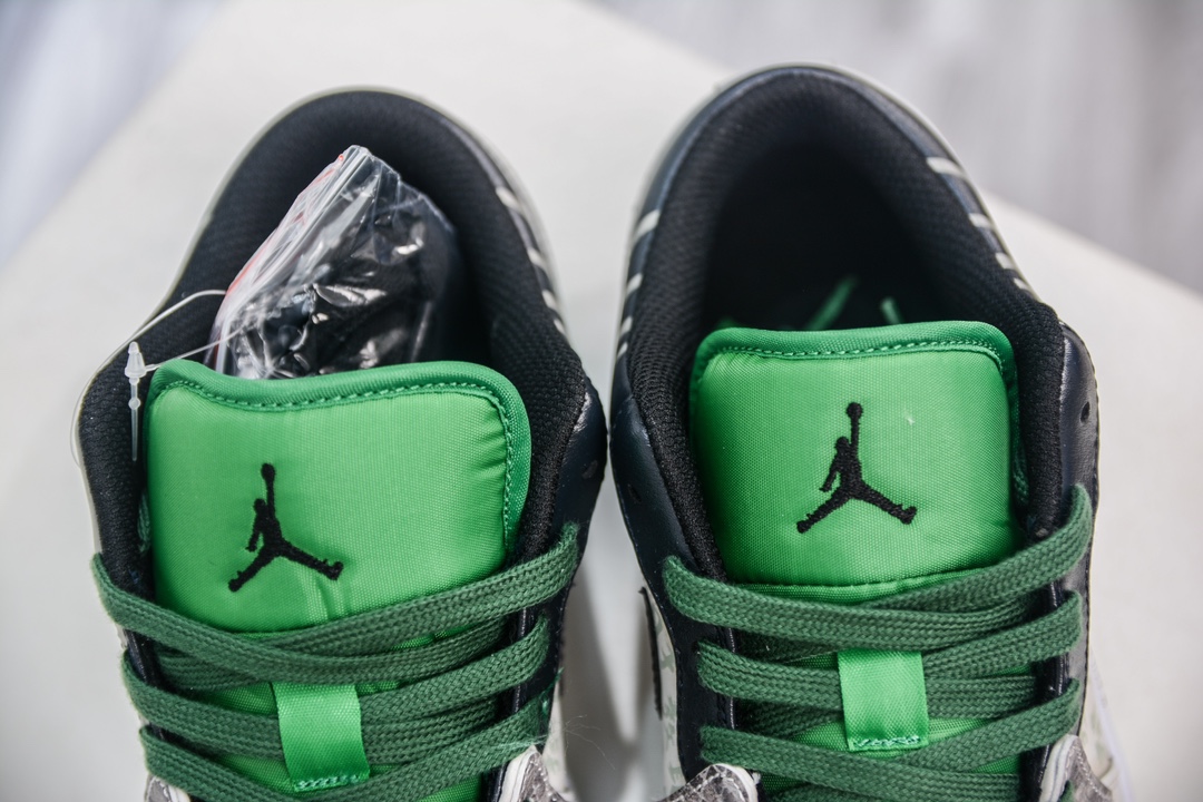 280 Air Jordan 1 Low 定制配色 游龙则灵 耐克Nike Air Jordan1 Low AJ低帮篮球鞋 553558-065