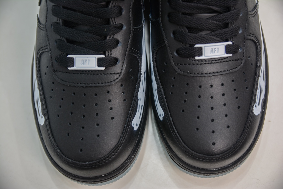 240 HY版纯原 Air Force 1 Low 07 万圣节 透视骨骼 夜光骨头 AF1 空军一号 BQ7541-001