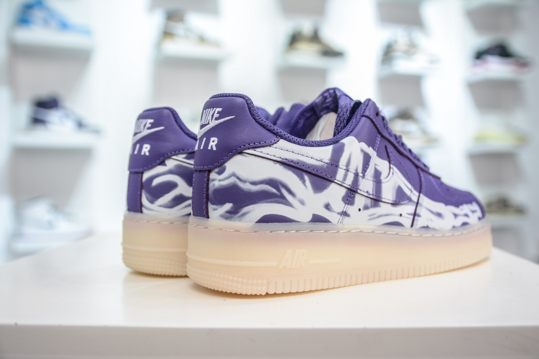 240 HY版纯原 Air Force 1 Low 07 万圣节 透视骨骼 夜光骨头 CU8067-500