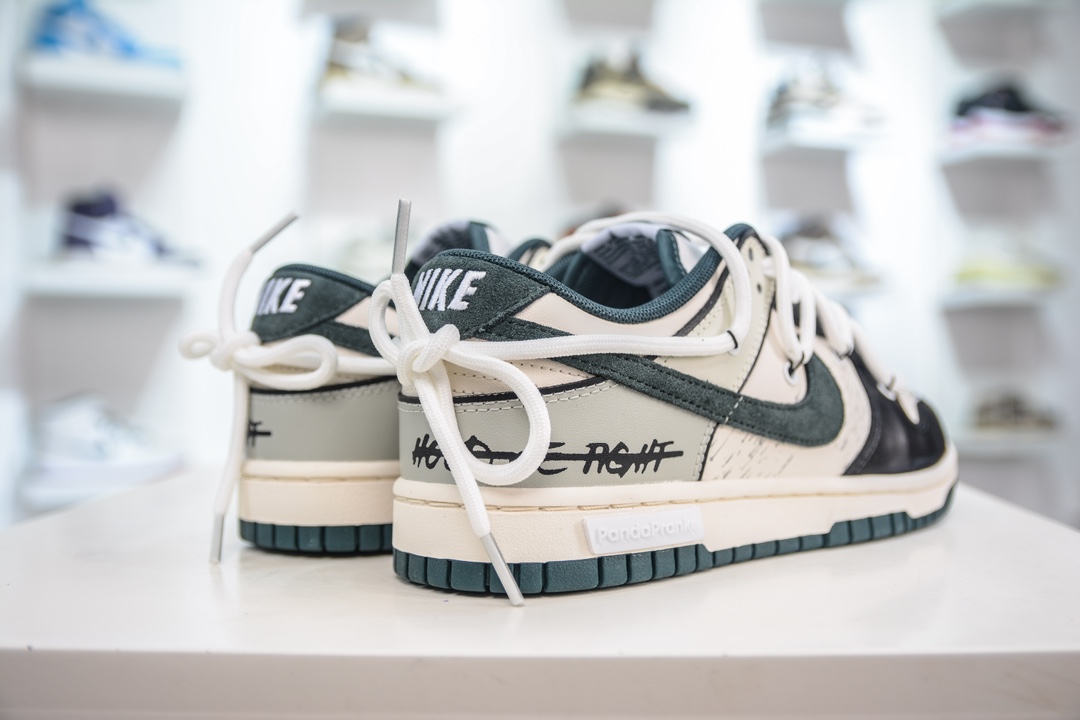 280 YC版纯原 Nike Dunk Low 星际迷航绿棕 FQ8080-133