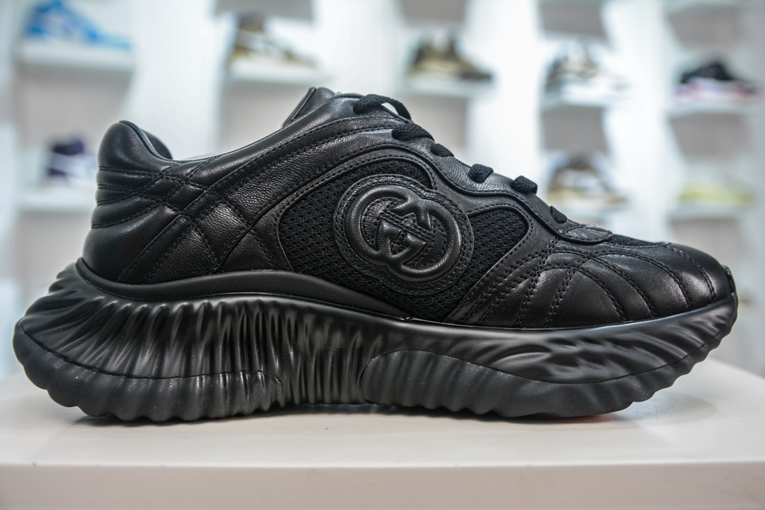 520 Gucci——24P最新款波浪鞋，老爹鞋 Gucci Ripple系列运动鞋