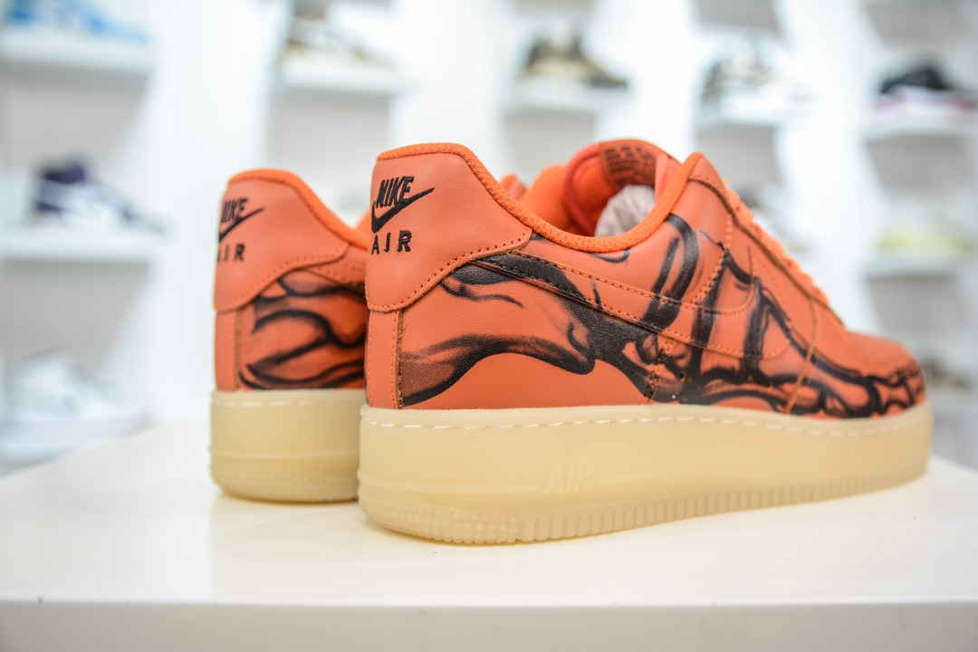 240 HY版纯原 Air Force 1 Low 07 万圣节 透视骨骼 CU8067-800