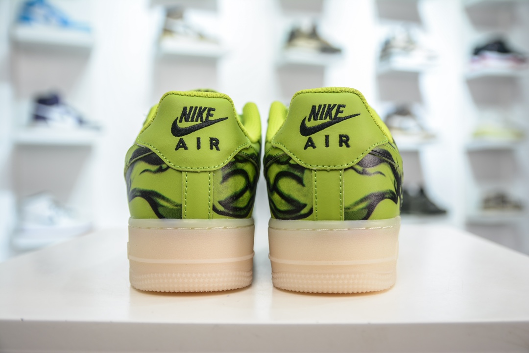 240 HY版纯原 Air Force 1 Low 07 万圣节 透视骨骼 夜光骨头 AF1 空军一号