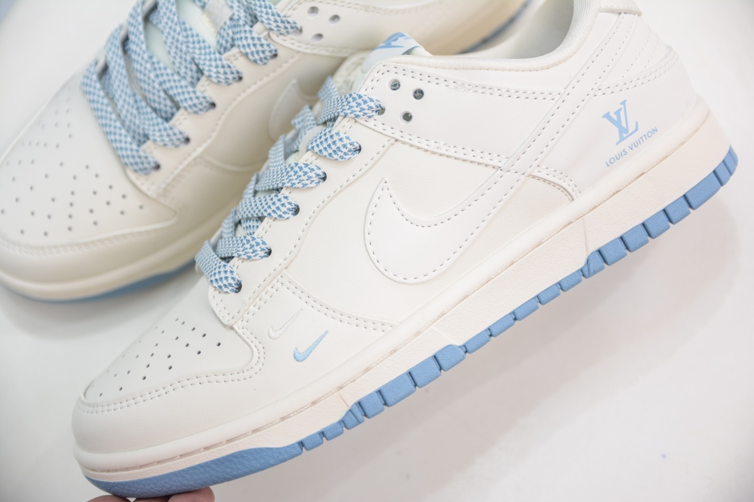 280 LV x Nike Dunk Low 双勾米蓝  XX2025-308