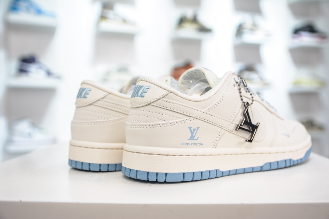 280 LV x Nike Dunk Low 双勾米蓝  XX2025-308