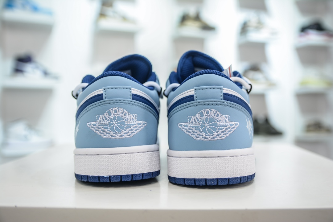 220 Air Jordan AJ1 Low 低帮绑带定制配色 553558-414