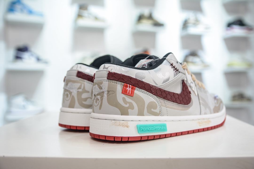 280 Air Jordan AJ1 Low 低帮绑带定制配色 553558-066