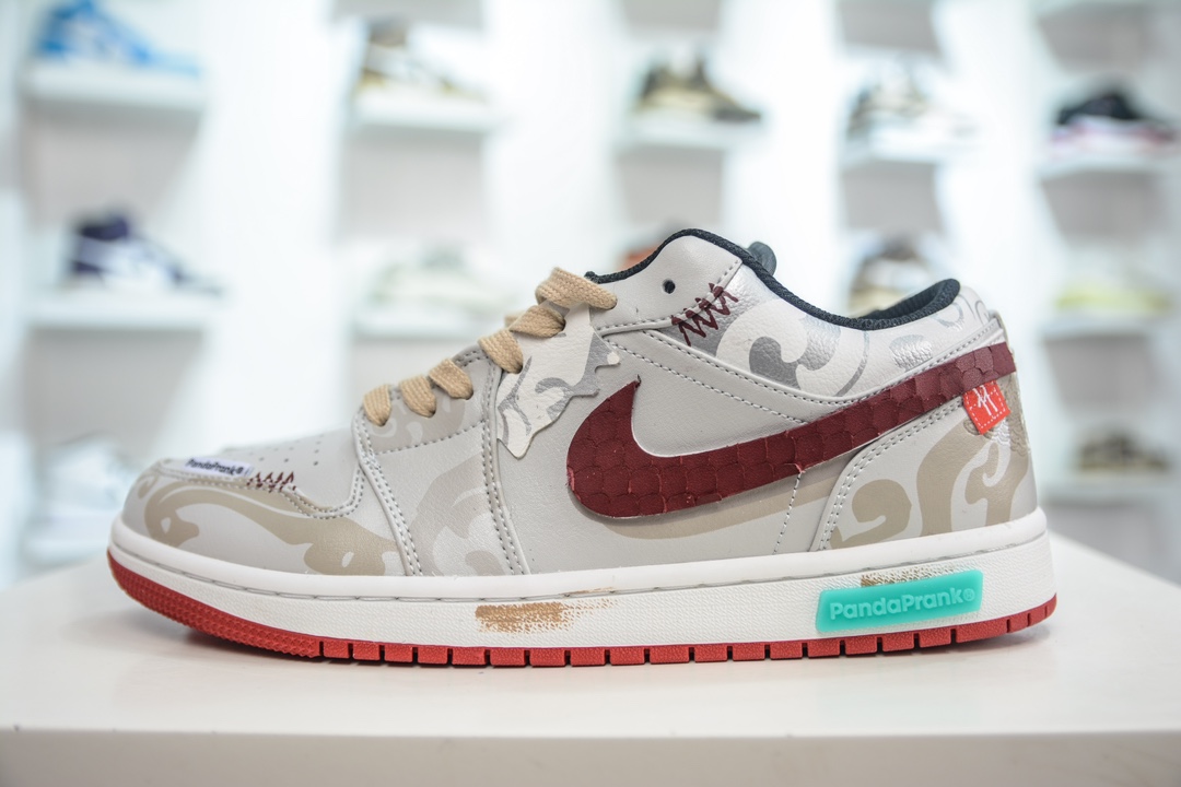 280 Air Jordan AJ1 Low 低帮绑带定制配色 553558-066