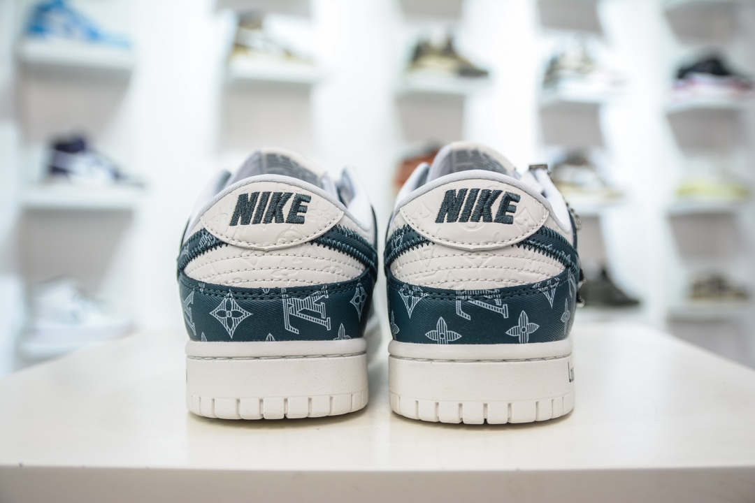 300 LV x Nike Dunk Low 深蓝印花  DQ1098-363