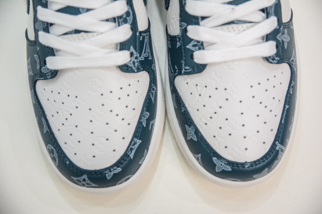 300 LV x Nike Dunk Low 深蓝印花  DQ1098-363