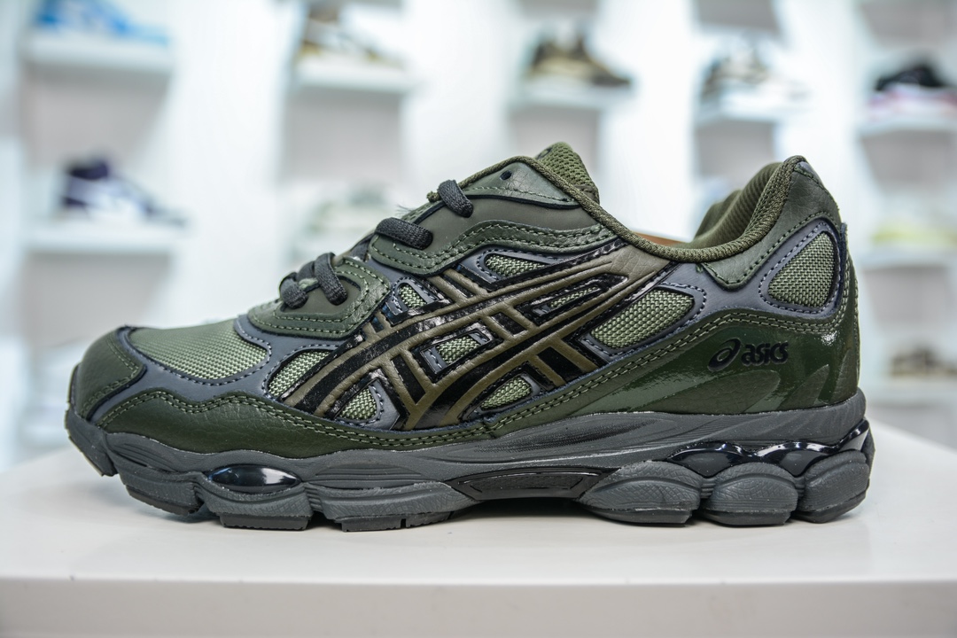 200 Asics Gel-NYC 纯原版本 危险绿 亚瑟士运动休闲透气专业跑鞋 1203A280-300