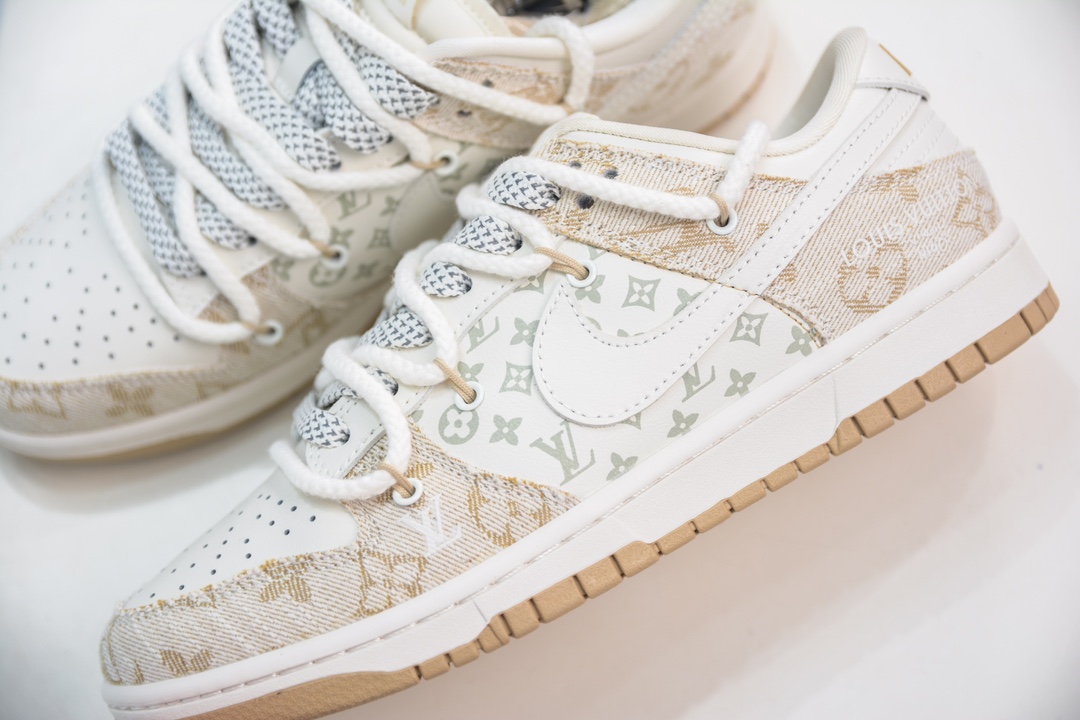 300 LV x Nike Dunk Low 米黄  SJ2068-247