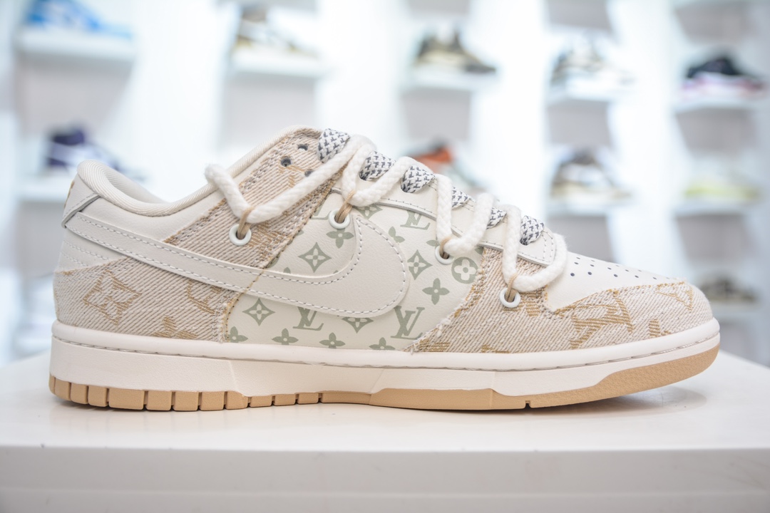 300 LV x Nike Dunk Low 米黄  SJ2068-247