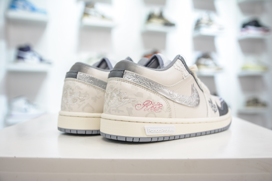 280 Air Jordan AJ1 Low 低帮绑带定制配色  553560-053