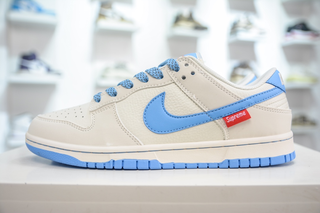 280 Supreme x Nike Dunk Low 米白蓝  DQ1098-369