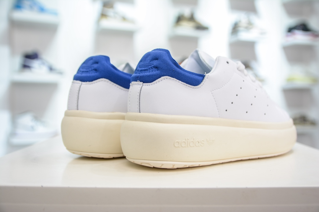 170 AD Originals Stan Smith PE史密斯面包版系列低帮轻量松糕经典百搭复古休闲运动厚底板鞋 IE0451