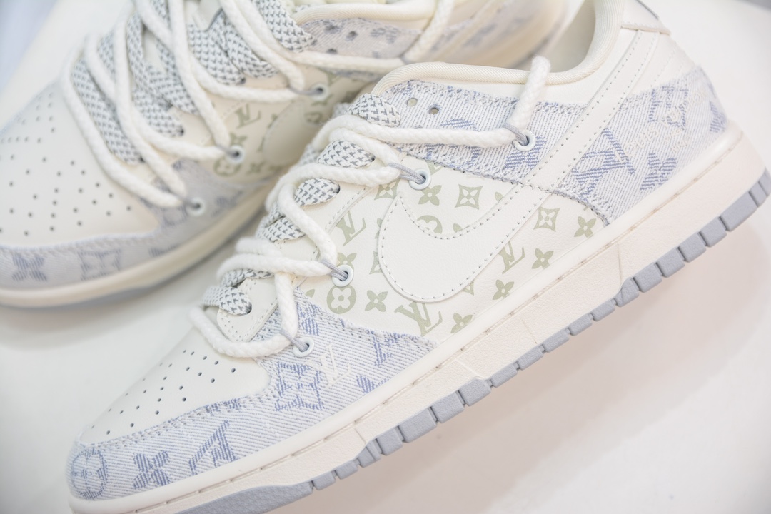 300 LV x Nike Dunk Low 蓝牛仔印花 SJ2068-248