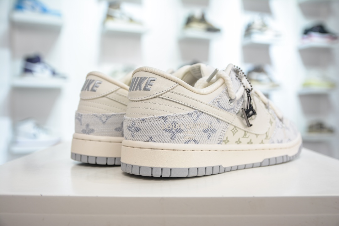 300 LV x Nike Dunk Low 蓝牛仔印花 SJ2068-248