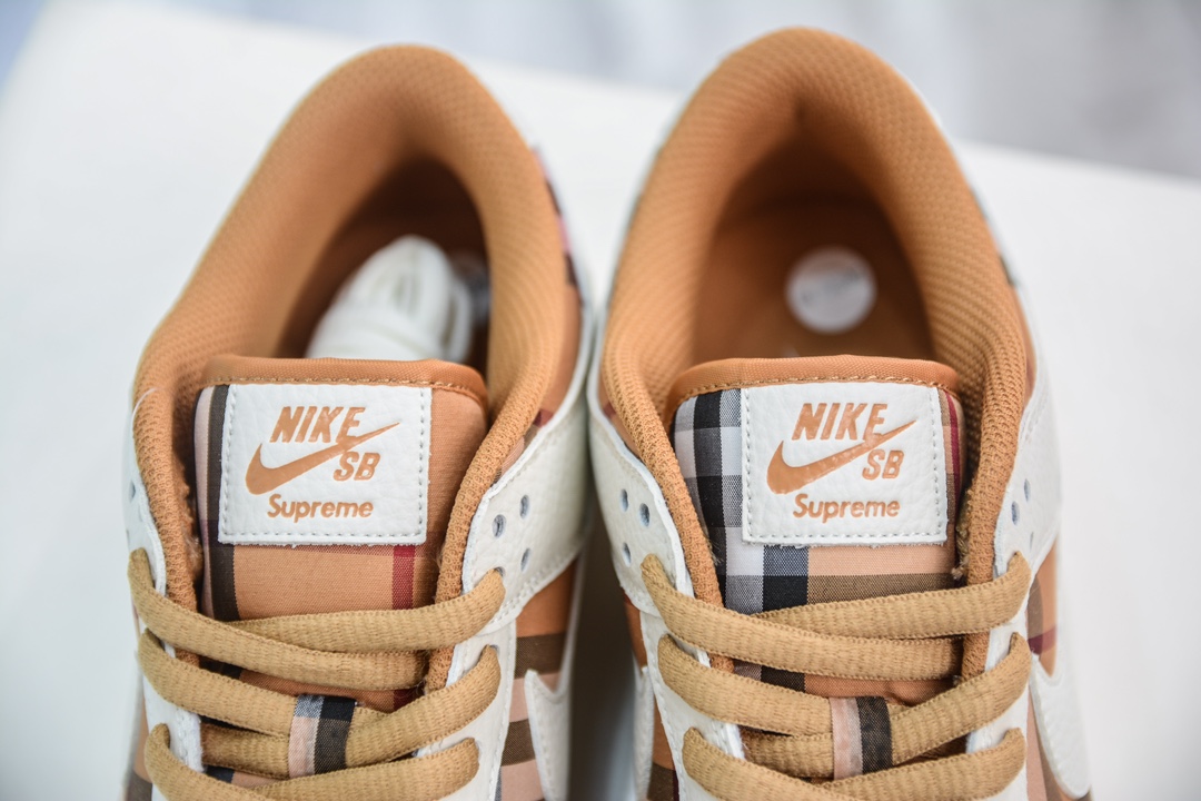 280 Supreme x Nike Dunk Low 橙格子布  SU1853-513