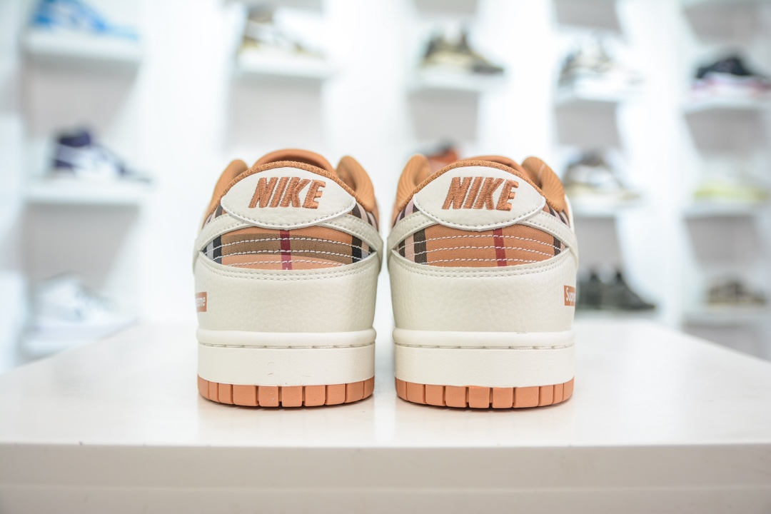 280 Supreme x Nike Dunk Low 橙格子布  SU1853-513