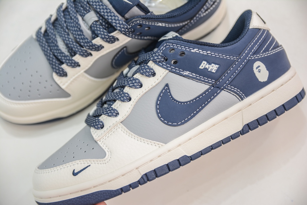 280 Bape x Nike Dunk Low 米蓝灰  BB8969-001