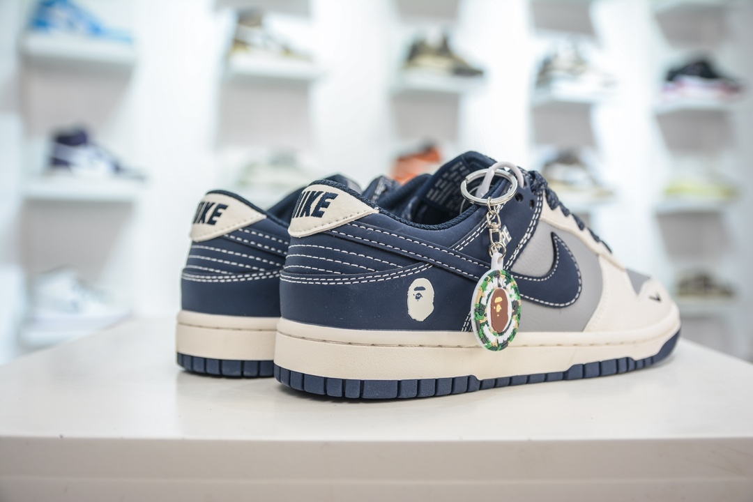 280 Bape x Nike Dunk Low 米蓝灰  BB8969-001