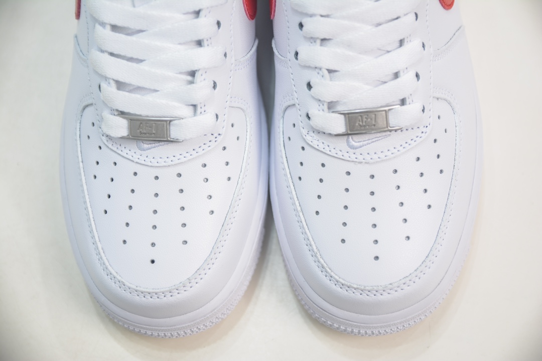 HY version of the original Nike Air Force 1 Low 07 x Supreme white and red CU9225-101