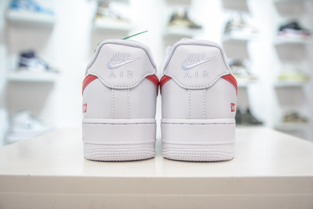HY version of the original Nike Air Force 1 Low 07 x Supreme white and red CU9225-101
