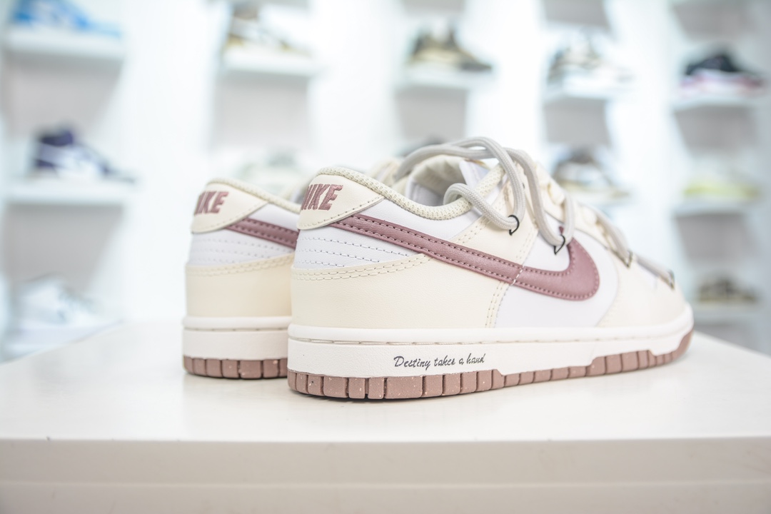 YC pure original NK Dunk Low raw coconut custom series ceiling DD1873-103