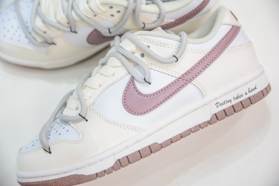 YC pure original NK Dunk Low raw coconut custom series ceiling DD1873-103