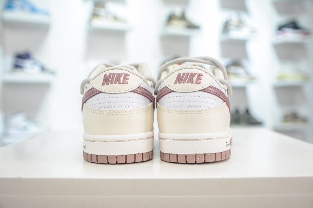 YC pure original NK Dunk Low raw coconut custom series ceiling DD1873-103