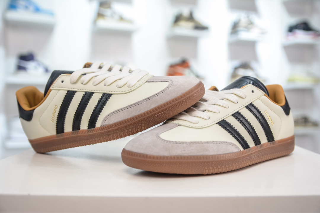 Q version of the pure original JJJJound x Ad Samba OG joint series pure original JJJJound x Ad Samba OG minimalist luxury ID8708
