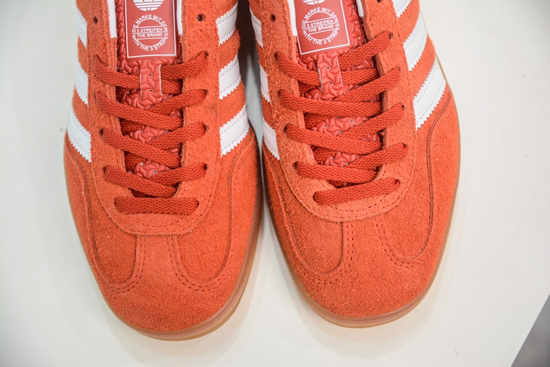 AY version pure original AD Original Gazelle Indoor Trainers Gazelle indoor shoes sneakers orange red white HQ8718