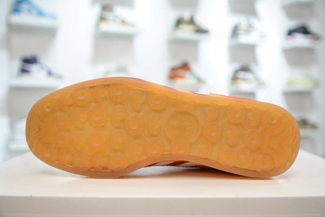 AY version pure original AD Original Gazelle Indoor Trainers Gazelle indoor shoes sneakers orange red white HQ8718
