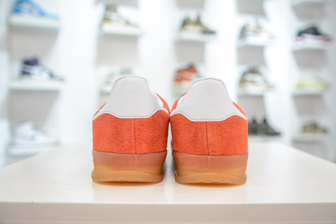 AY version pure original AD Original Gazelle Indoor Trainers Gazelle indoor shoes sneakers orange red white HQ8718