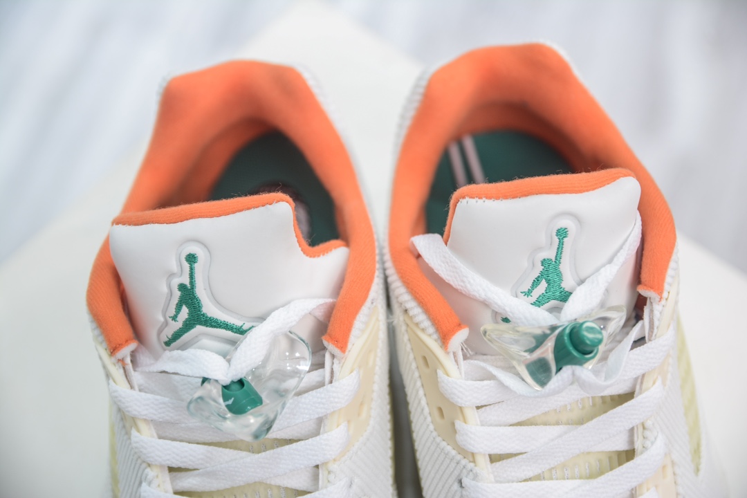 Air Jordan 5 Low ”Golf” AJ5 Jordan 5 White Green Pure Original Low-top Basketball Shoes CW4204-100