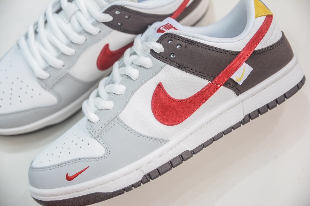 Nike Dunk Low Colorblock Red Hook GJ8309-932