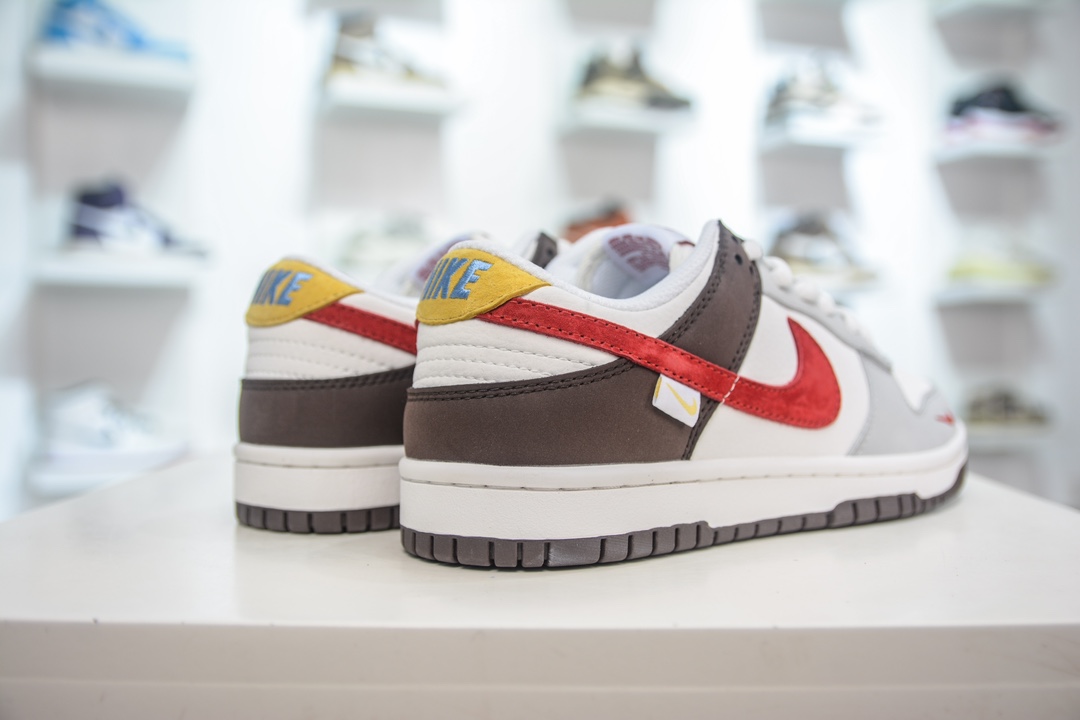 Nike Dunk Low Colorblock Red Hook GJ8309-932