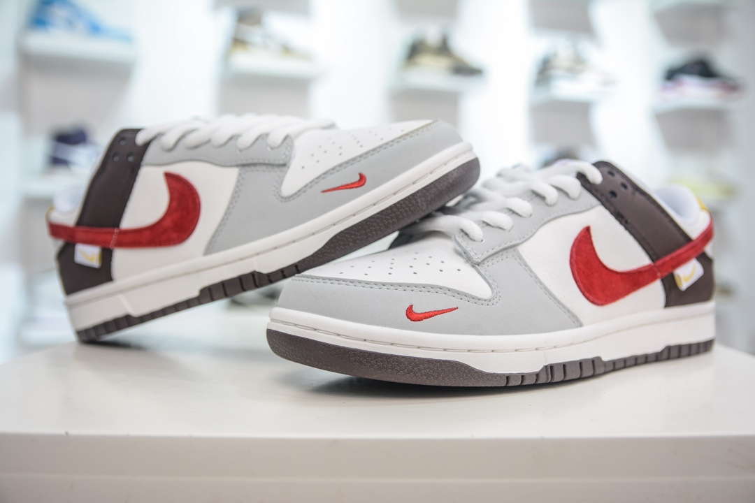 Nike Dunk Low Colorblock Red Hook GJ8309-932