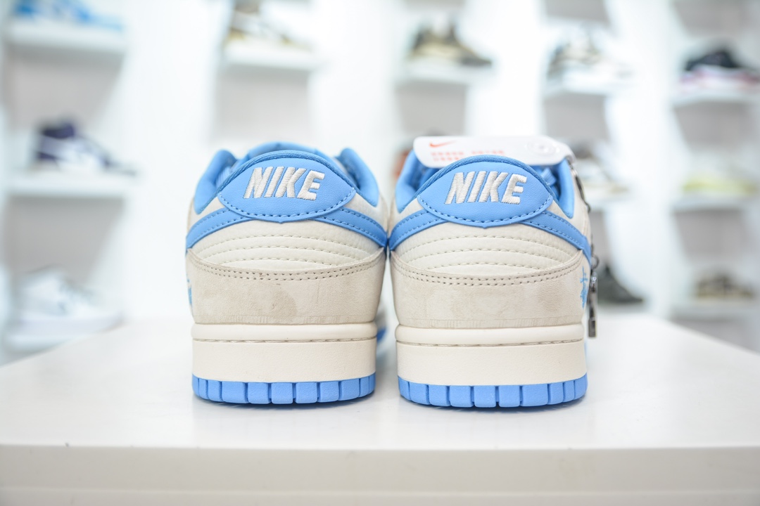 300 Stussy x Nike Dunk Low 斯图西 白蓝  DQ1098-371