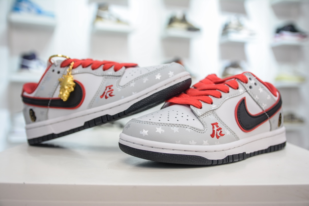 300 Bape x Nike Dunk Low 金龙灰黑勾  DQ1098-367