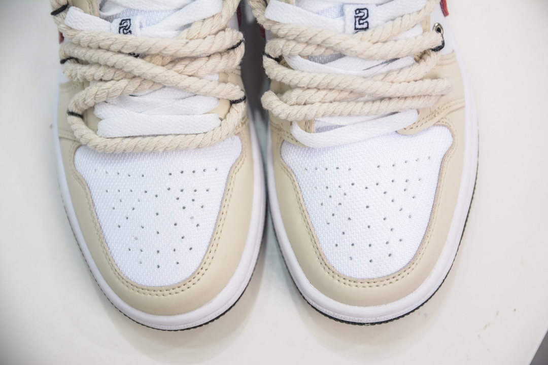 220 Air Jordan AJ1 Low 低帮绑带定制配色  DM8969-114