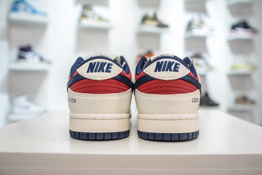 280 LV x Nike Dunk Low 米蓝红  XX2025-313