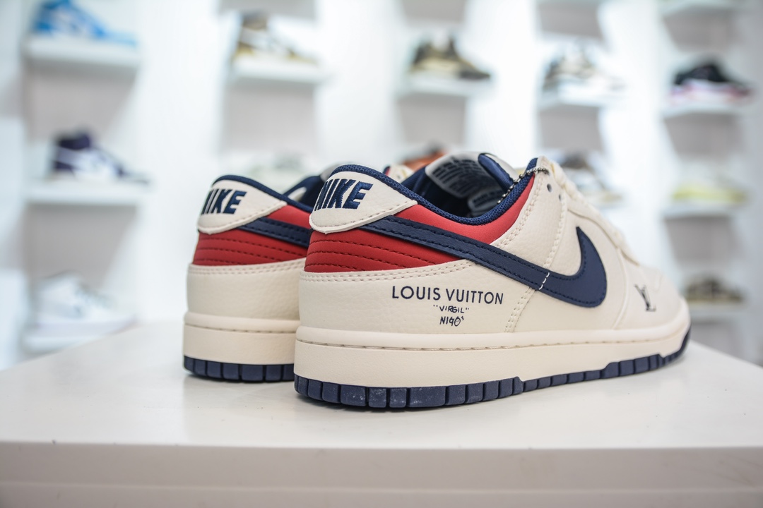 280 LV x Nike Dunk Low 米蓝红  XX2025-313