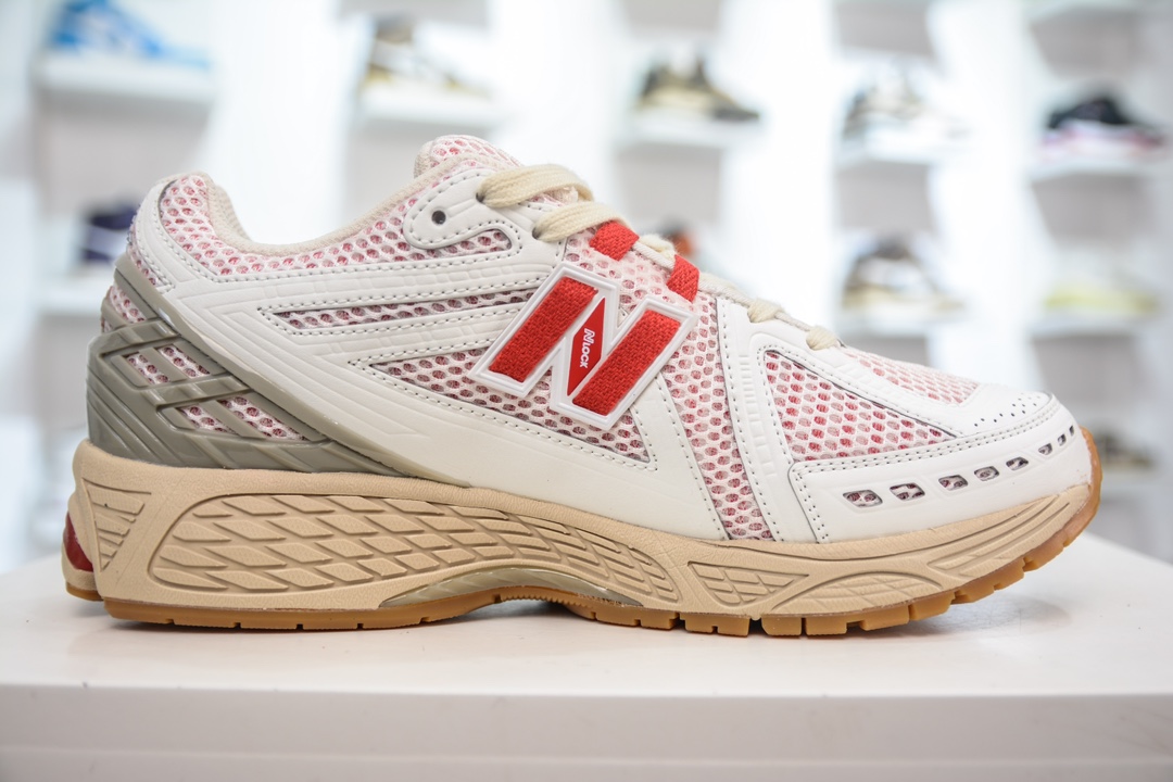 200 T版纯原 New Balance M1906RO 白红 NB新百伦系列复古老爹风休闲运动慢跑鞋